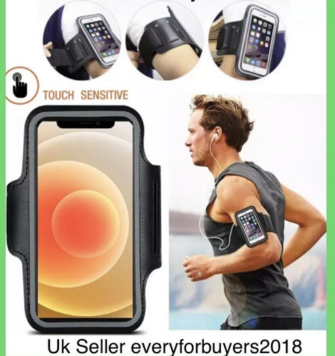 Running arm band leather - running,