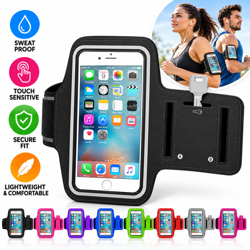 Running phone armband - running, neoprene