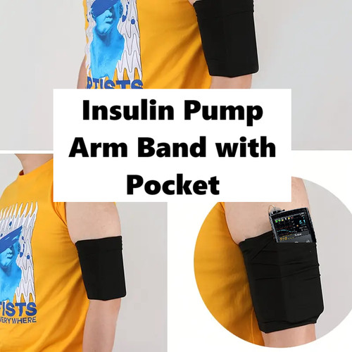 Insulin pump armband pouch arm - insulin,